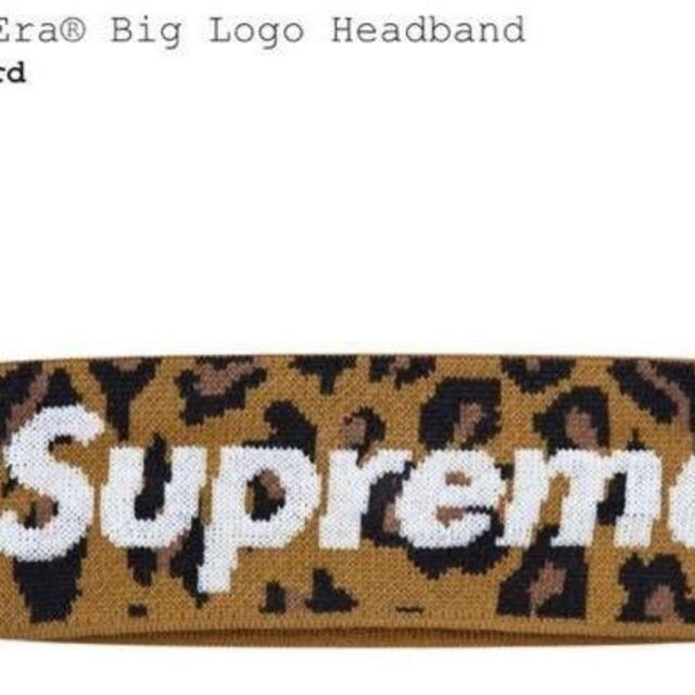 18AW Supreme New Era Big Logo Headband