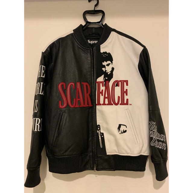 お気に入り】 Supreme - ラスト！Supreme Scarface LeatherJacket S