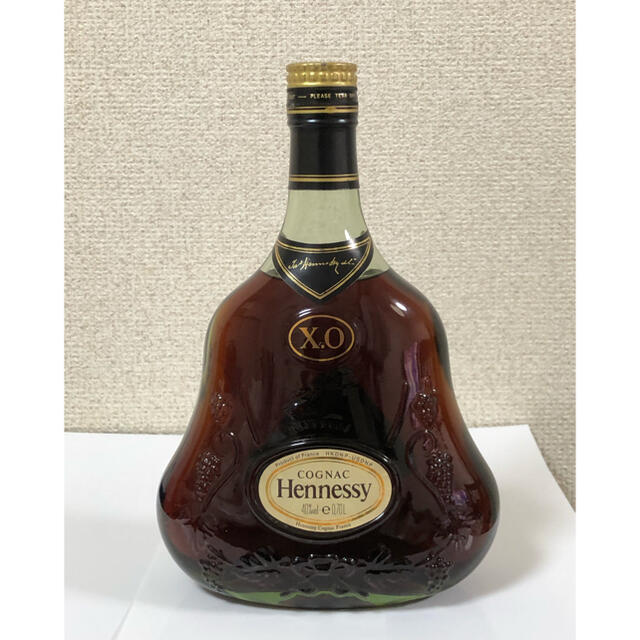 ヘネシー　HENESSY XO 金キャップ　グリーンボトル　700ml