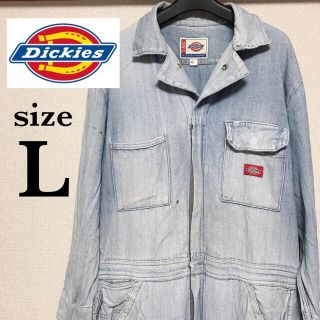 ディッキーズ(Dickies)の【Dickies】フィッシャーストライプ 長袖ツナギ / L(サロペット/オーバーオール)