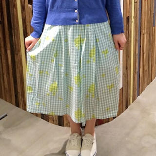 プードゥドゥ(POU DOU DOU)のタカハシマイ着用♡チェックスカート(ひざ丈スカート)