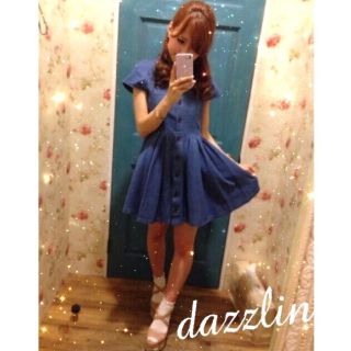 ダズリン(dazzlin)のdazzlin🌹デニムワンピース 新品(ミニワンピース)