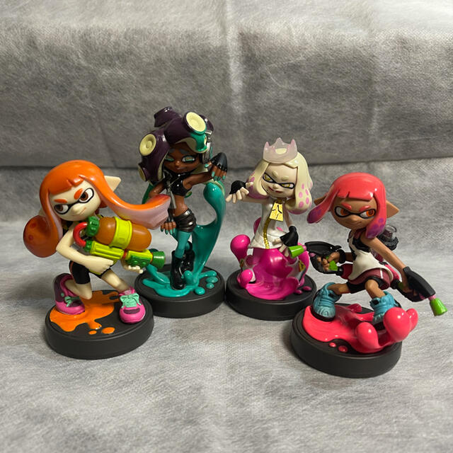 amiibo ヒメ　イイダ　ガール　ガールネオンピンク