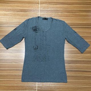 ジャックローズ(JACKROSE)のジャックローズ×ラブメゾン カットソー 7分丈 グレー(Tシャツ/カットソー(七分/長袖))