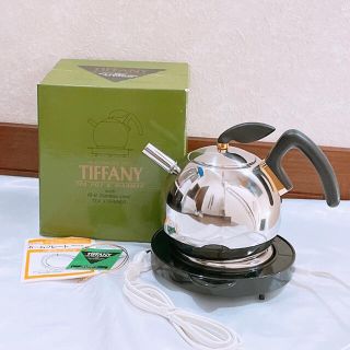 ティファニー(Tiffany & Co.)のレトロ ビンテージ TIFFANY ティファニー ティーポット ウォーマーセット(電気ポット)