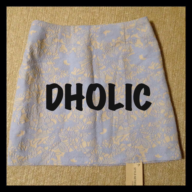 dholic(ディーホリック)のレース花柄タイトスカート レディースのスカート(ミニスカート)の商品写真