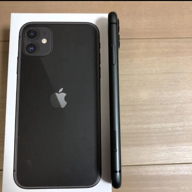 iPhone11 ブラックu3000256GB 現品限り スマホ/家電/カメラ