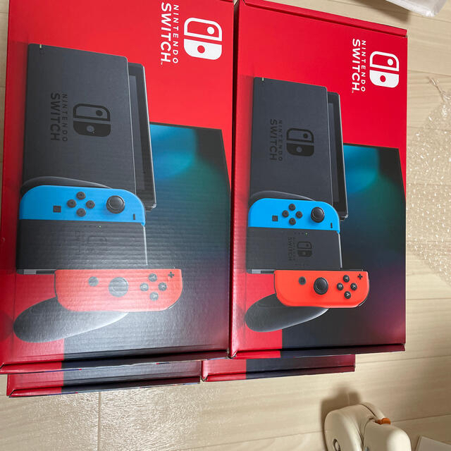 Nintendo Switch - Nintendo Switch ネオン　4台　新品　保証印なし
