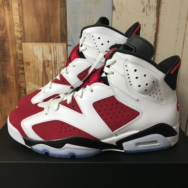 新品未使用　AIR JORDAN 6 RETRO カーマイン