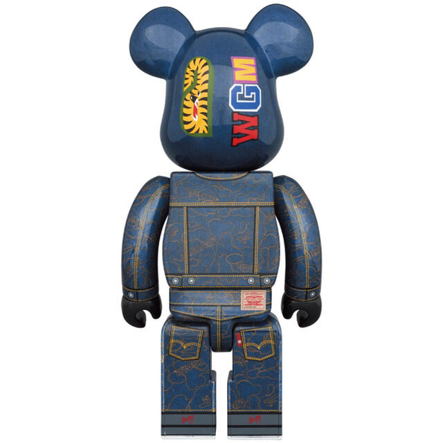 A BATHING APE(アベイシングエイプ)の【2セット】BAPE × LEVI’S BE@RBRICK 100% 400% エンタメ/ホビーのフィギュア(その他)の商品写真