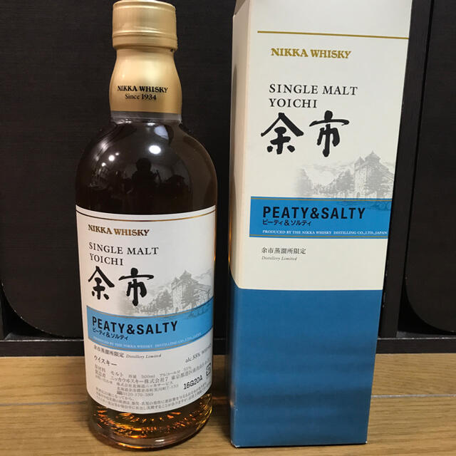 NIKKA 余市蒸留所限定ウイスキー　PEATY&SALTY 500ml