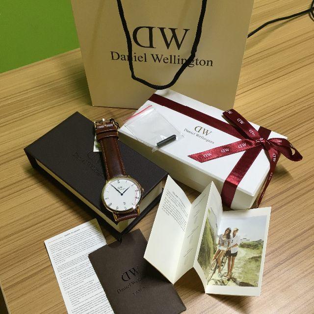 Daniel Wellington(ダニエルウェリントン)の青針 38mm Dapper Daniel Wellington 1100DW メンズの時計(腕時計(アナログ))の商品写真