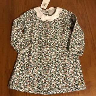 プチバトー(PETIT BATEAU)の新品　プチバトーワンピース　サイズ36m/95センチ(ワンピース)