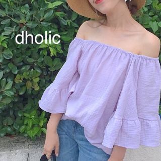 ディーホリック(dholic)のdholic♡オフショル♡新品未使用(カットソー(半袖/袖なし))