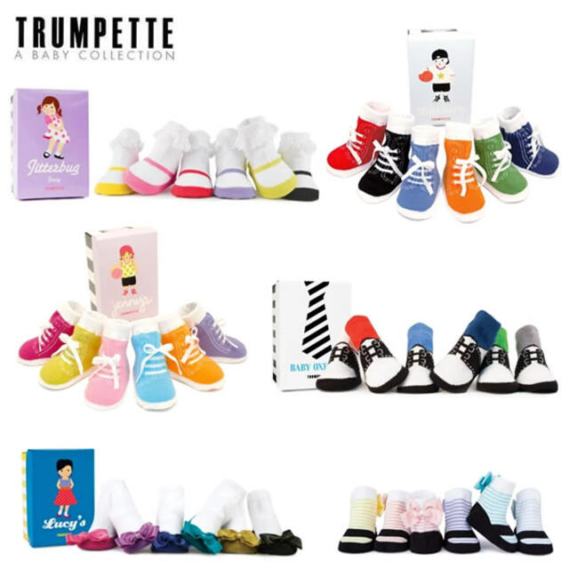 TRUMPETTE ベビー靴下セット キッズ/ベビー/マタニティのこども用ファッション小物(靴下/タイツ)の商品写真