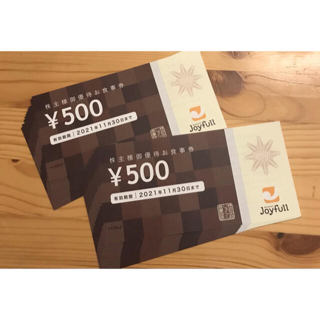 ジョイフルjoyfull 株主様ご優待お食事券 最安値級価格 www