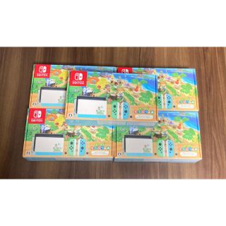 Nintendo Switch どうぶつの森セット 本体 新品未開封 計5台