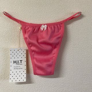 ★新品タグ付★Tバックショーツ③ソング★女性用下着★ピンク&白★ドレス着用時に(ショーツ)