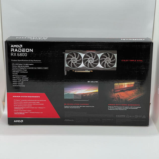 新品未使用 RADEON RX6800 AsRock リファレンスモデル