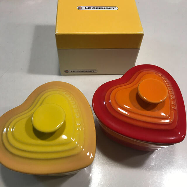 LE CREUSET(ルクルーゼ)のル・クルーゼ　ラムカンダムール蓋付き　大　2個セット インテリア/住まい/日用品のキッチン/食器(食器)の商品写真