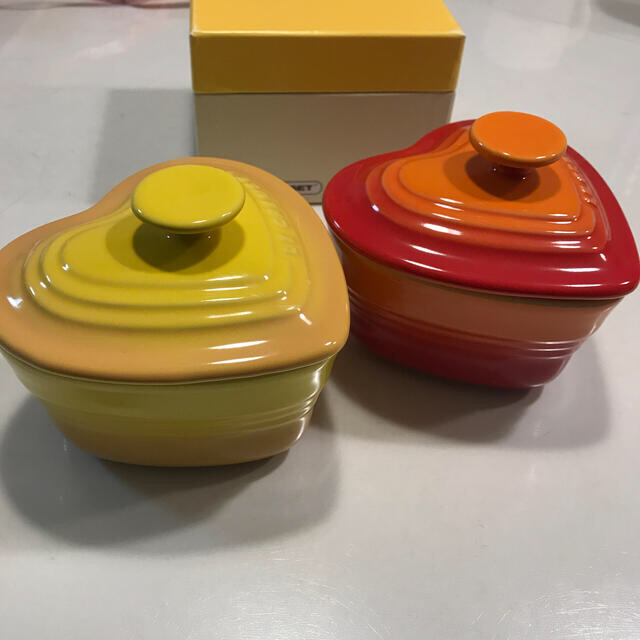 LE CREUSET(ルクルーゼ)のル・クルーゼ　ラムカンダムール蓋付き　大　2個セット インテリア/住まい/日用品のキッチン/食器(食器)の商品写真