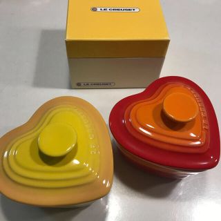 ルクルーゼ(LE CREUSET)のル・クルーゼ　ラムカンダムール蓋付き　大　2個セット(食器)