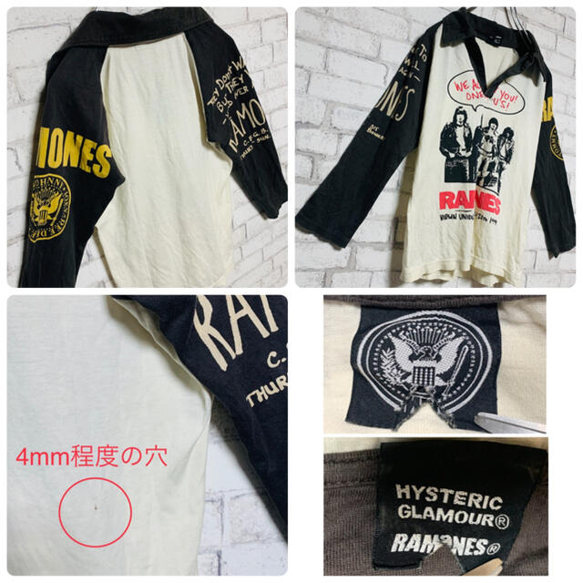 HYSTERIC GLAMOUR(ヒステリックグラマー)の【unicorn様専用】HYSTERIC GLAMOUR /七分袖ロンT  レディースのトップス(Tシャツ(長袖/七分))の商品写真