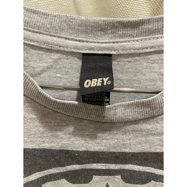 OBEY(オベイ)のOBEY Tシャツ　Ｌサイズ　アメリカ購入 メンズのトップス(Tシャツ/カットソー(半袖/袖なし))の商品写真