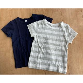 ムジルシリョウヒン(MUJI (無印良品))の無印良品まとめ売り　半袖Tシャツ　2枚　80(Ｔシャツ)