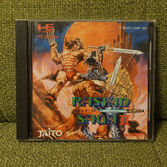 TAITO(タイトー)のPCE  ラスタンサーガ2 エンタメ/ホビーのゲームソフト/ゲーム機本体(家庭用ゲームソフト)の商品写真