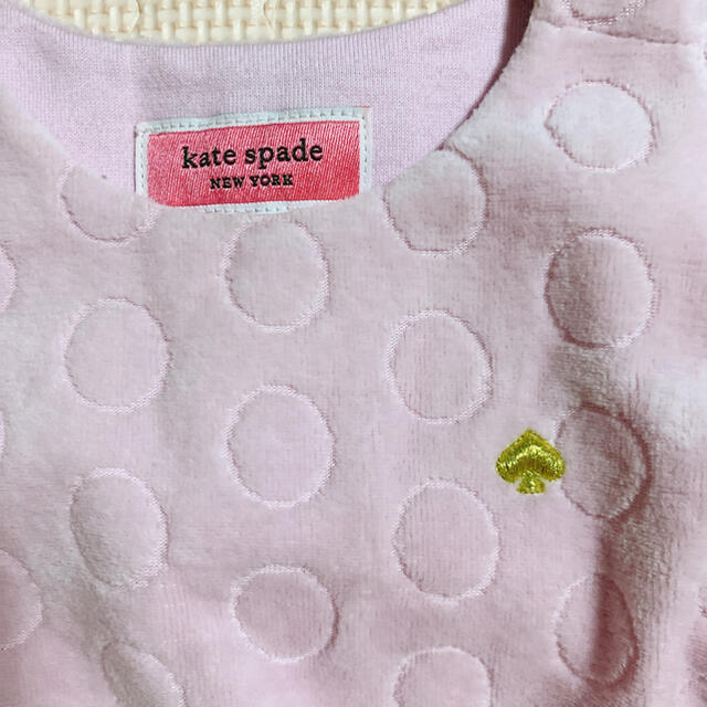 kate spade new york(ケイトスペードニューヨーク)のケイトスペード　オーバーオール　80 キッズ/ベビー/マタニティのベビー服(~85cm)(ワンピース)の商品写真