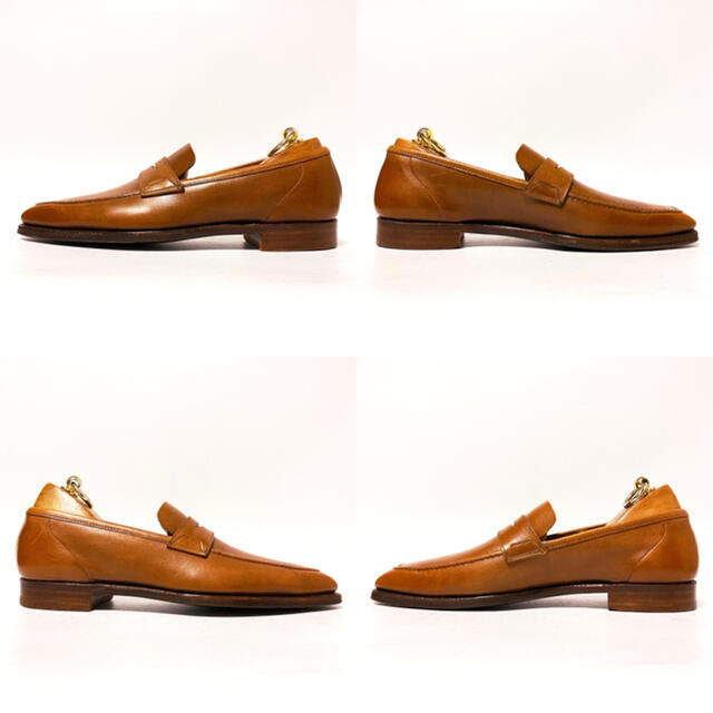 Crockett&Jones(クロケットアンドジョーンズ)の554.CROCKETT&JONE SLOANE ペニーローファー 6.5D メンズの靴/シューズ(ドレス/ビジネス)の商品写真