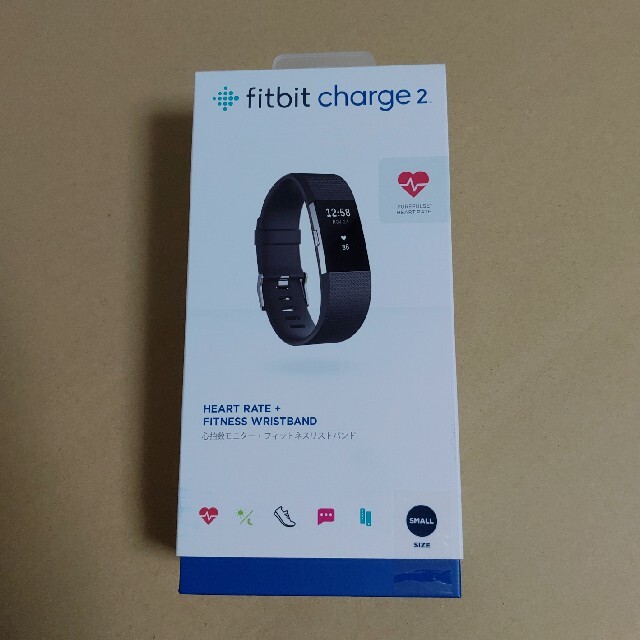 [新品未開封] Fitbit Charge2 Sサイズ ブラック