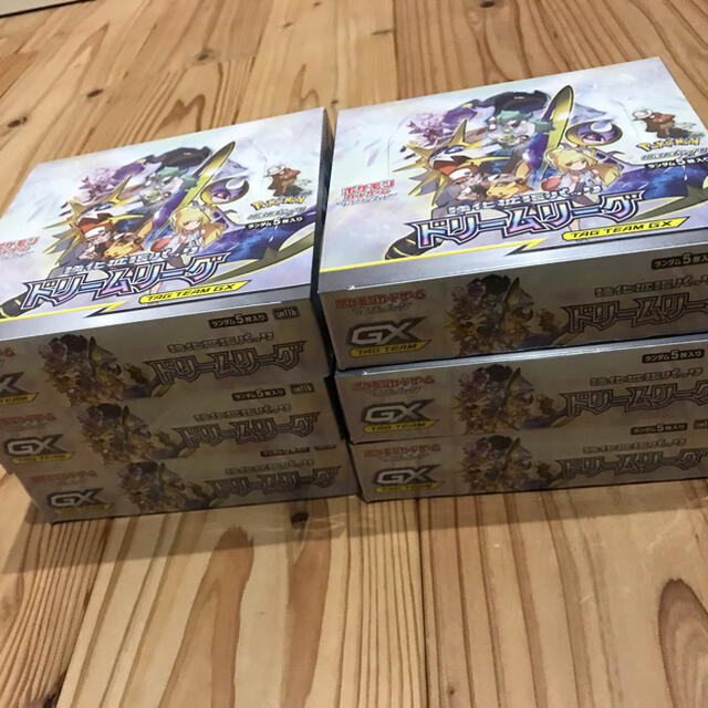 6box ポケカ ドリームリーグ シュリンク付 6box ポケカ ドリームリーグ シュリンク付