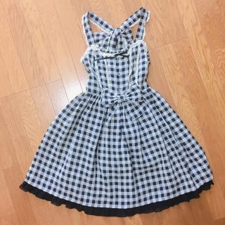 アンジェリックプリティー(Angelic Pretty)のSugarギンガムジャンスカ(ひざ丈ワンピース)