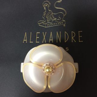 アレクサンドルドゥパリ(Alexandre de Paris)のアレクサンドル ドゥ パリ パールバレッタ 小(バレッタ/ヘアクリップ)