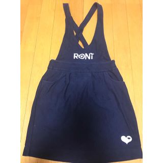 ロニィ(RONI)のRONI サロペットスカート ネイビー(スカート)