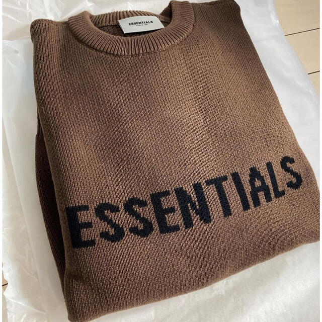 fog essentials ニット　セーター　ブラウン　美品　L