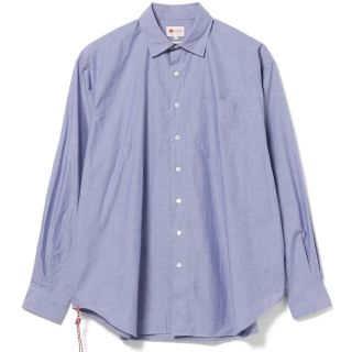 ビームス(BEAMS)のBEAMS JAPAN ルーズ レギュラーカラーシャツ BLUE Lサイズ(シャツ)