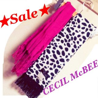 セシルマクビー(CECIL McBEE)のsale☆セシル　ストールセット(ストール/パシュミナ)