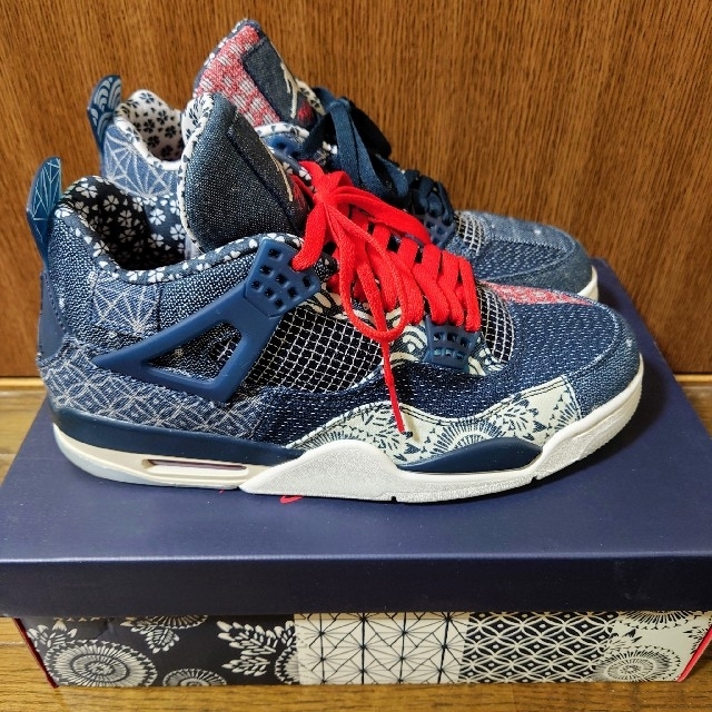 ナイキ　エアジョーダン４　レトロ　サシコ　AIRJORDAN４　SASHIKO