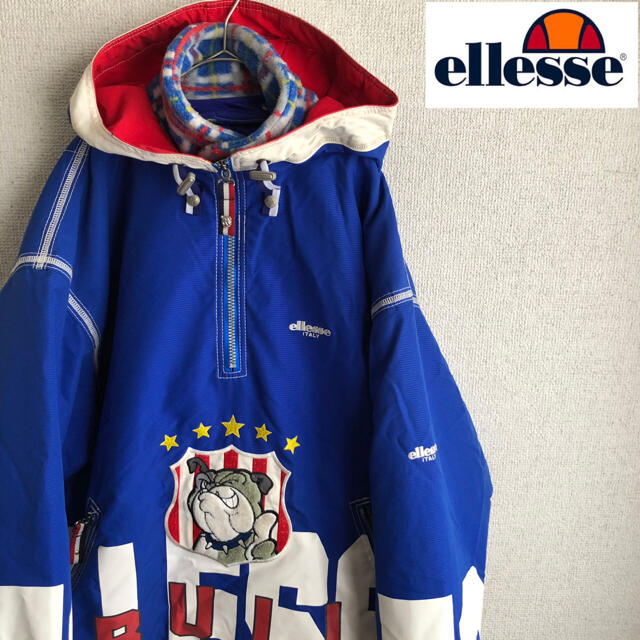 ellesse(エレッセ)の90s ellesse アノラック　スキー　ブルゾン　エレッセ　ジャケット　古着 スポーツ/アウトドアのスキー(ウエア)の商品写真