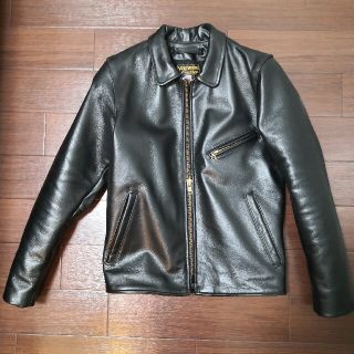 バンソン(VANSON)の【美品】VANSON バンソン ENF シングルライダース34(ライダースジャケット)