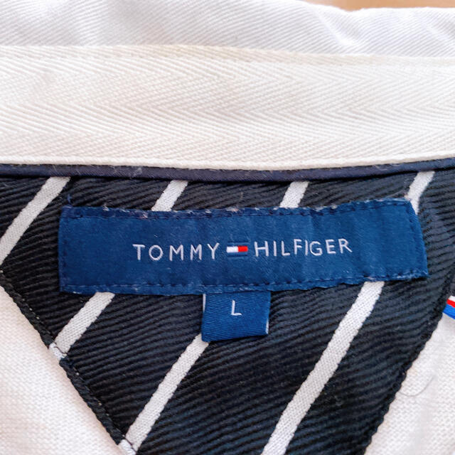 TOMMY HILFIGER(トミーヒルフィガー)の【値下げ】トミーフィルフィガー　メンズ　ラガーシャツ メンズのトップス(ポロシャツ)の商品写真