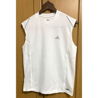 アディダス(adidas)の新品未使用／adidas アディダス／タンクトップ／ノースリーブ／白(Tシャツ/カットソー(半袖/袖なし))