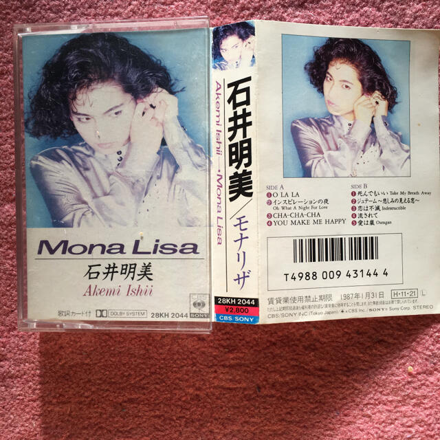 SONY(ソニー)の石井明美「Mona Lisa」カセットテープ エンタメ/ホビーのCD(ポップス/ロック(邦楽))の商品写真