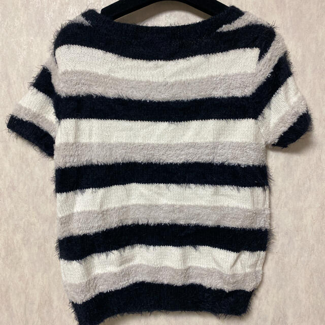 rienda(リエンダ)のMIXボーダーknit TOP レディースのトップス(ニット/セーター)の商品写真