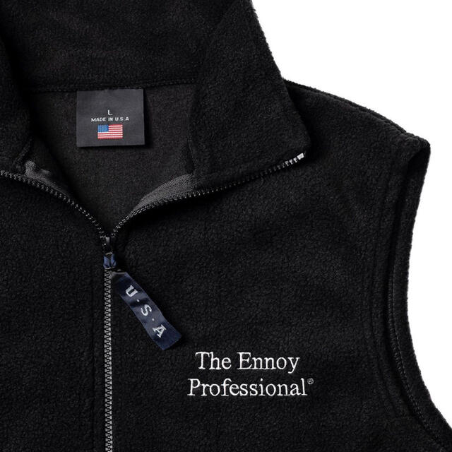 700fill fleece vest フリースベスト L BLACK - www.sorbillomenu.com