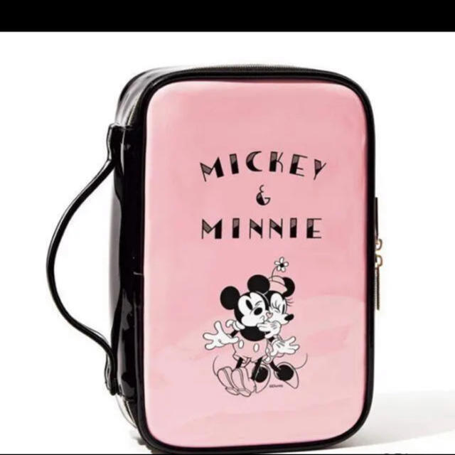 ミッキーマウス(ミッキーマウス)のミッキー&ミニー　ドレッサーポーチ レディースのファッション小物(ポーチ)の商品写真