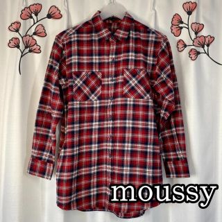 マウジー(moussy)のわせララ様専用　moussyマウジー　トップスチェック長袖ポケット付ネルシャツ(シャツ/ブラウス(長袖/七分))